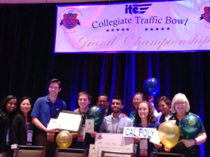 2015 International Collegiate Traffic Bowl 1st Place Champions – Cal Poly, SLO